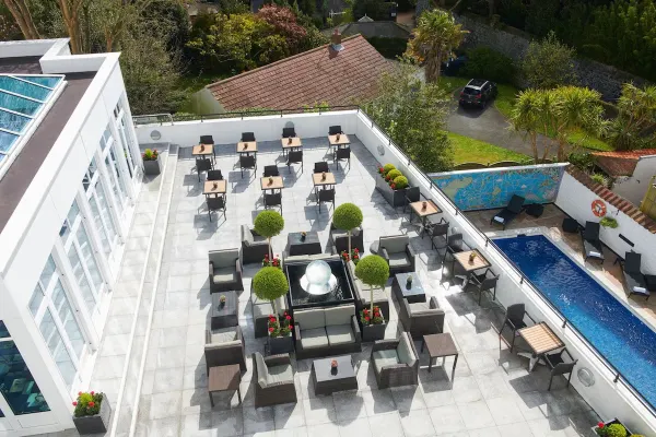 Patio balcony and pool